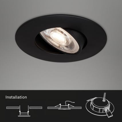 Briloner - SETTI 3x LED Kylpyhuoneen upotettava valo LED/4,9W/230V IP23