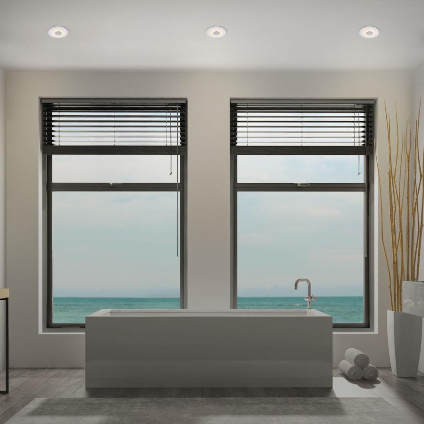 Briloner - SETTI 3x LED Kylpyhuoneen upotettava valo LED/6W/230V IP44 kromi