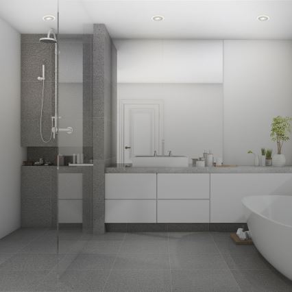 Briloner - SETTI 3x LED RGBW Himmennettävä kylpyhuoneen kattovalaisin LED/5W/230V 3000-6500K IP44 + kauko-ohjaus