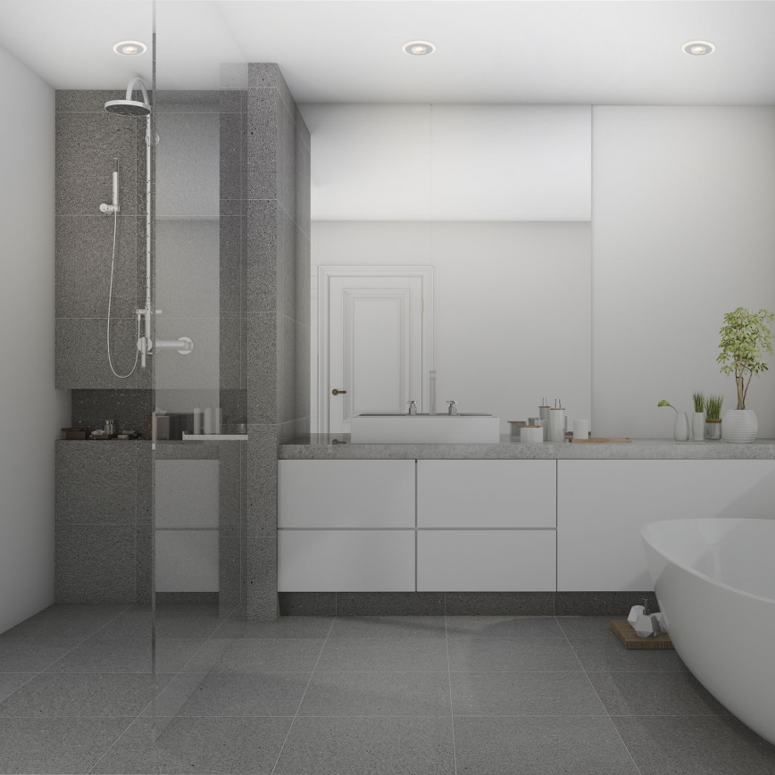 Briloner - SETTI 3x LED RGBW Himmennettävä kylpyhuoneen kattovalaisin LED/5W/230V 3000-6500K IP44 + kauko-ohjaus