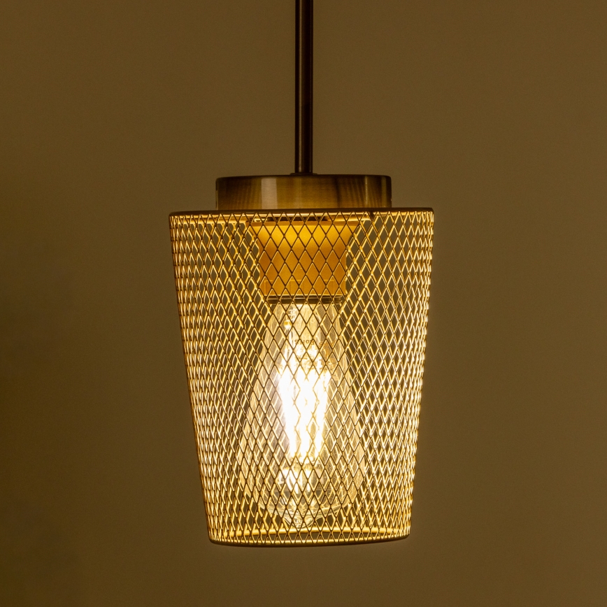 Briloner - SEVENTIES-korilla varustettu virtajohto musta/kulta