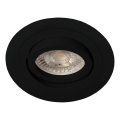 Brosline - Alakattoon upotettava valaisin 1xGU10/10W/230V musta