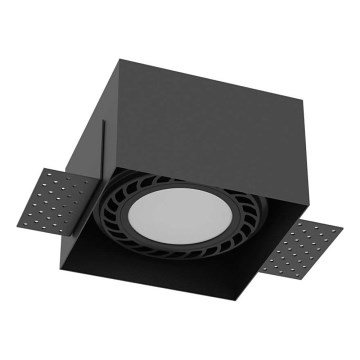 Brosline - Upotettava alasvalo 1xGU10/18W/230V musta