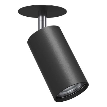 Brosline - Upotettava kohdevalaisin 1xGU10/10W/230V musta