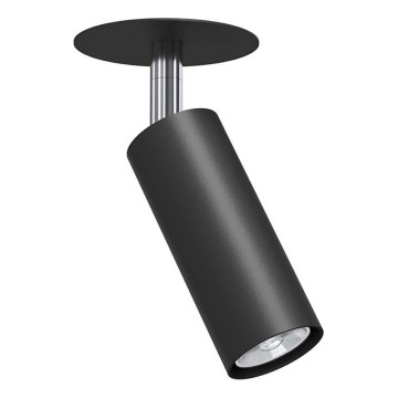 Brosline - upotettava kohdevalaisin 1xGU10/4W/230V musta