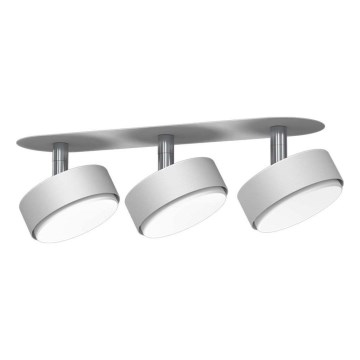 Brosline - Upotettava kohdevalaisin 3xGX53/9W/230V valkoinen