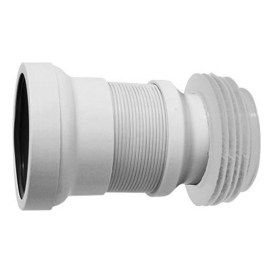 Bruckner - Joustava wc-istuimen liitin 21-33 cm valkoinen