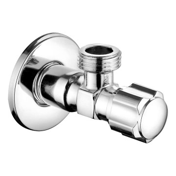 Bruckner - Kulmakaraventtiili kiiltävä kromi