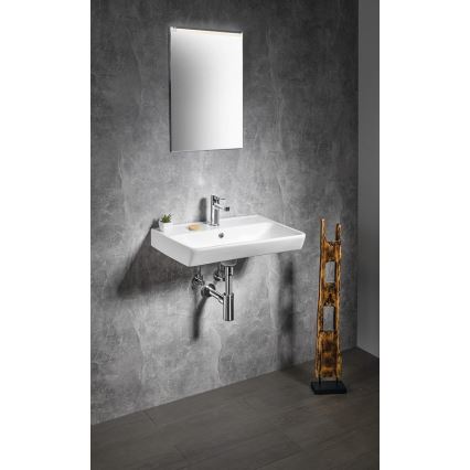 Bruckner - Upotettava pesuallas NEON 60x41,5 cm keramiikka/valkoinen