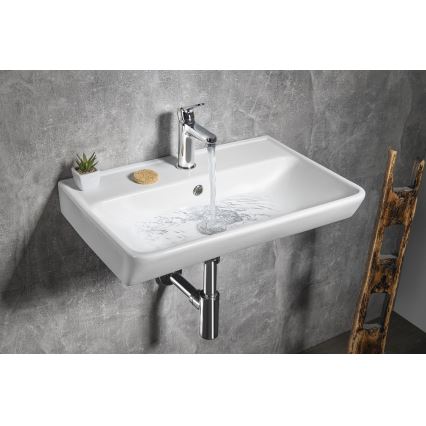 Bruckner - Upotettava pesuallas NEON 60x41,5 cm keramiikka/valkoinen