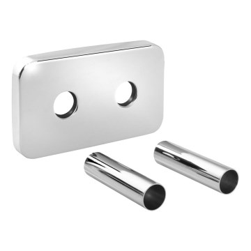 Bruckner - Peitelevy keskiliitännälle WICHER kiiltävä kromi