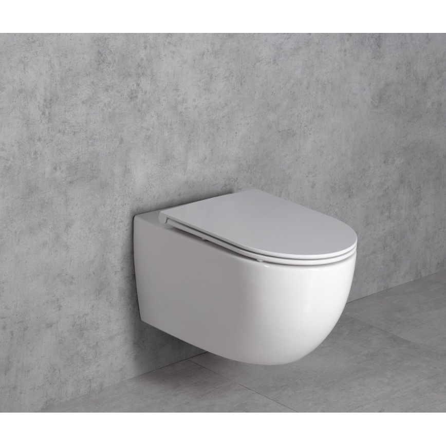 Bruckner - Ripustettava WC Vortex Rimless FULDA keramiikka/valkoinen