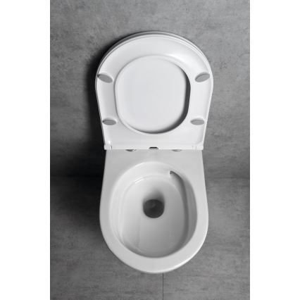 Bruckner - Ripustettava WC Vortex Rimless FULDA keramiikka/valkoinen