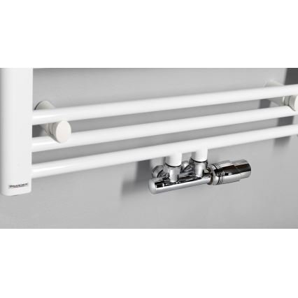 Bruckner - Termostaattinen liitäntäsarja keskusliitäntään WICHER kiiltävä kromi