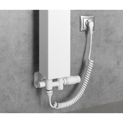 Bruckner - Termostaattinen liitäntäsarja keskusliitäntään WICHER COMBI valkoinen