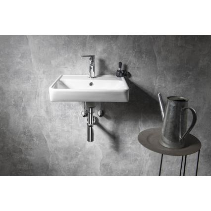 Bruckner - Upotettava pesuallas NEON 45x41,5 cm keramiikka/valkoinen