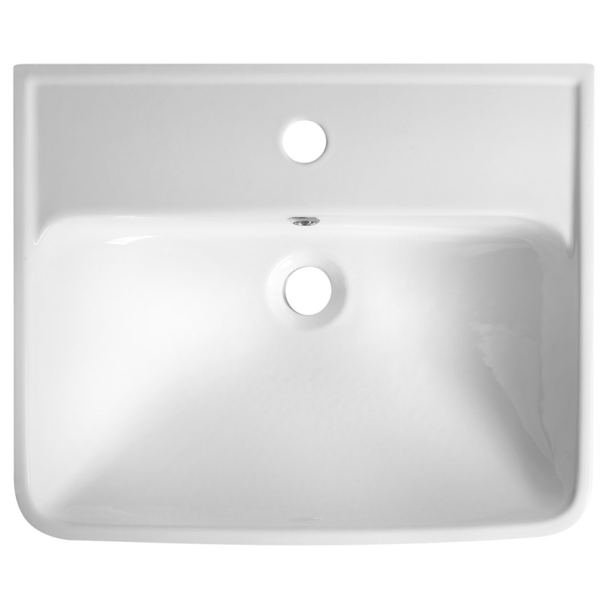 Bruckner - Upotettava pesuallas NEON 45x41,5 cm keramiikka/valkoinen