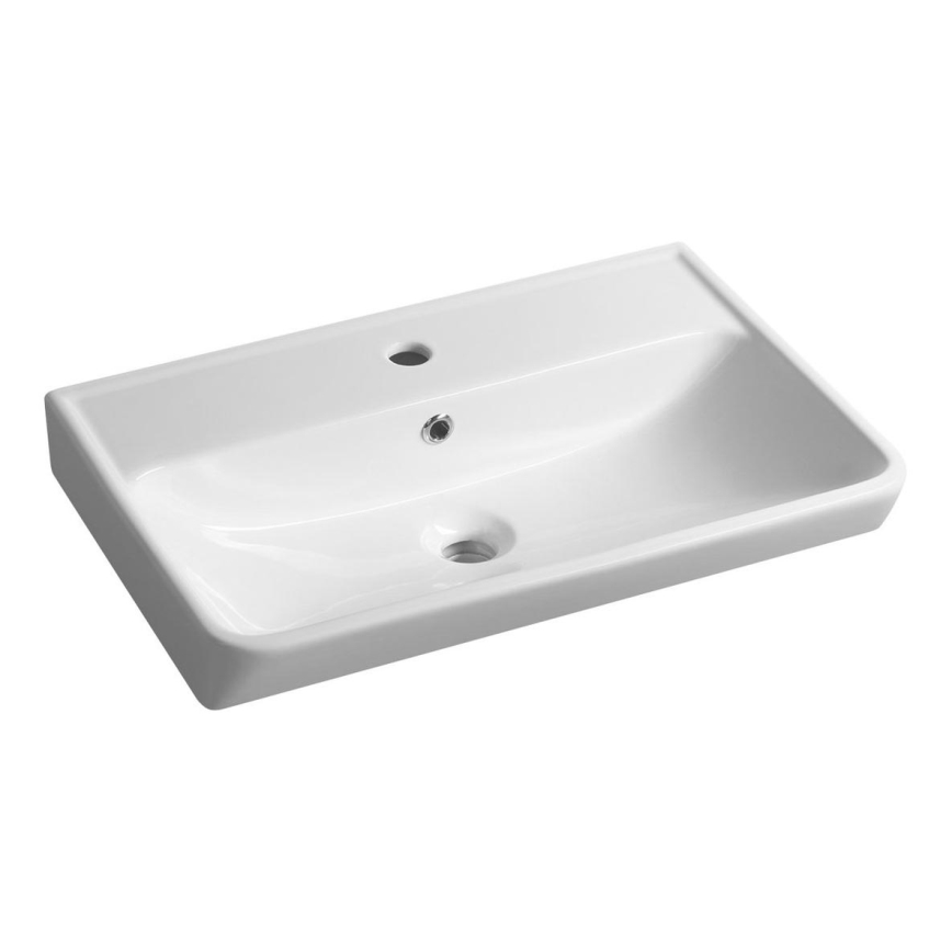 Bruckner - Upotettava pesuallas NEON 60x41,5 cm keramiikka/valkoinen