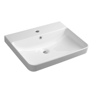 Bruckner - Upotettava pesuallas NERON 60x48 cm valkoinen