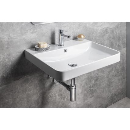 Bruckner - Upotettava pesuallas NERON 60x48 cm valkoinen