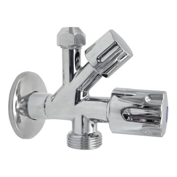 Bruckner - Yhdistelmäventtiili kiiltävä kromi