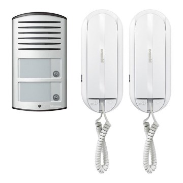 Bticino 366821 - Ovikello halkaisija 2 byty + ovipaneeli LINEA 2000 IP54