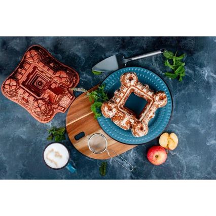 Bundt-vuoka KITCHISIMO linna/kupari