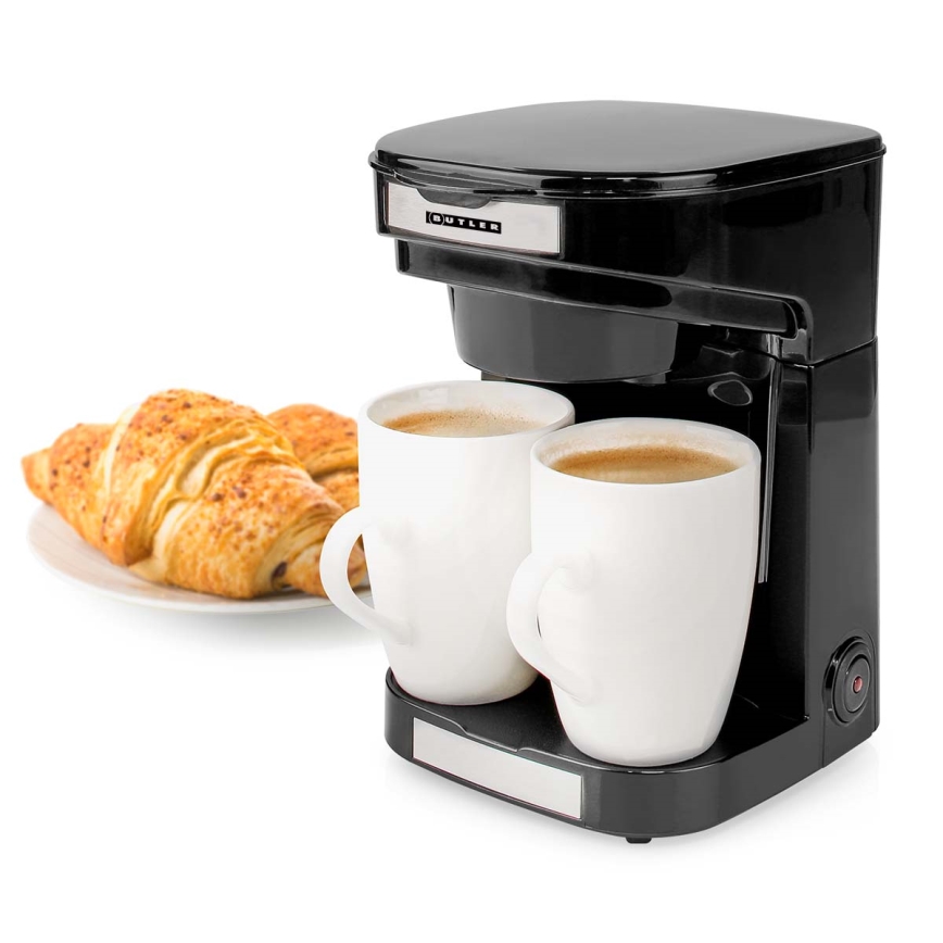 Butler - Kahvinkeitin kahdelle kupille 450W/230V musta