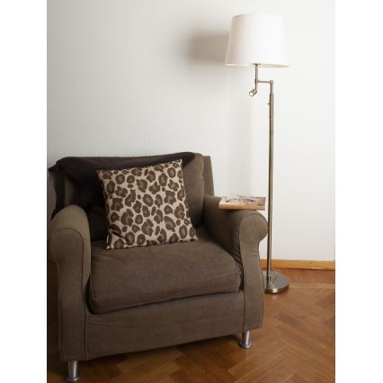 ByRydens - LED-lattiavalaisin ORLANDO 1xE27/5W/230V + LED/3W valkoinen/pronssi halkaisija 36 cm