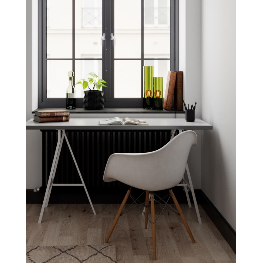 ByRydens - Pöytävalaisin FLAKE 1xE27/8W/230V vihreä