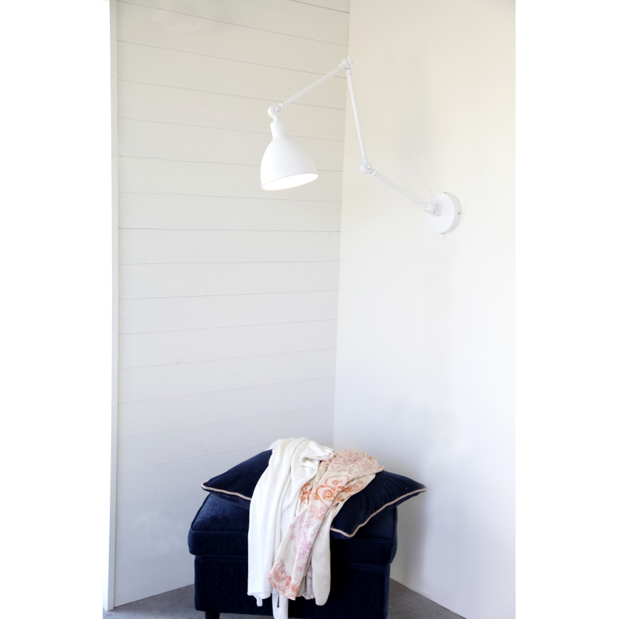 ByRydens - Himmennettävä seinävalaisin BASAARI 1xE27/5W/230V valkoinen