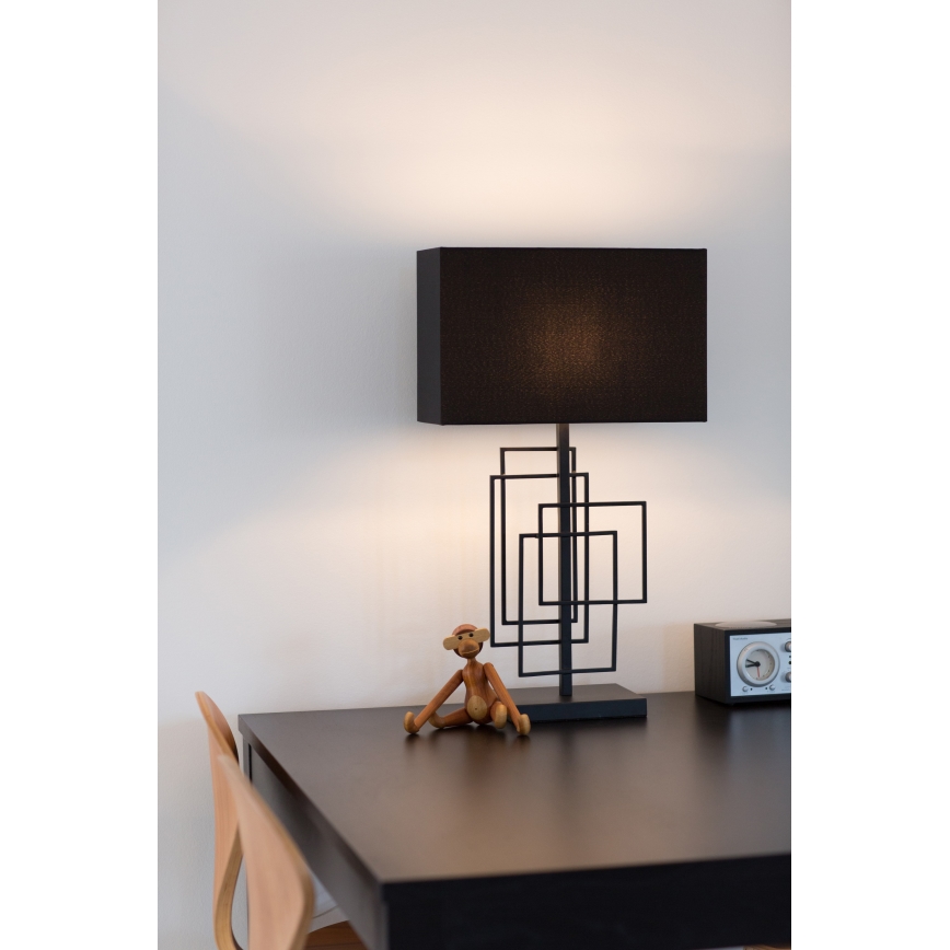 ByRydens - Pöytälamppu PARAGON 1xE27/5W/230V musta