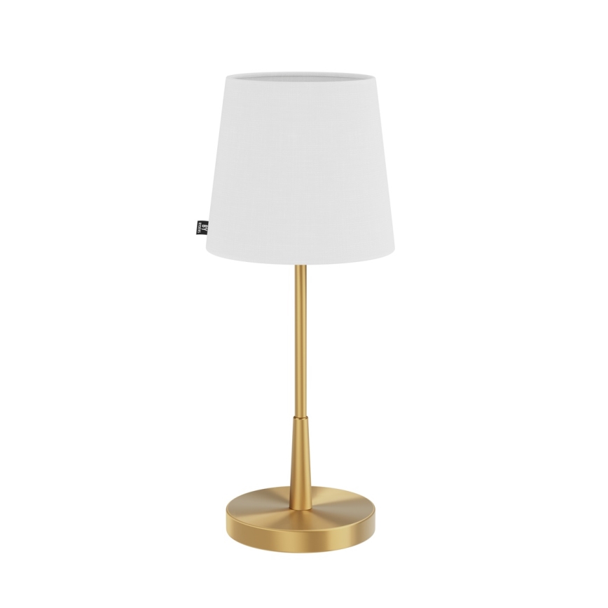 ByRydens - Pöytälamppu LUMI 1xE27/8W/230V valkoinen/kultainen 48,5 cm