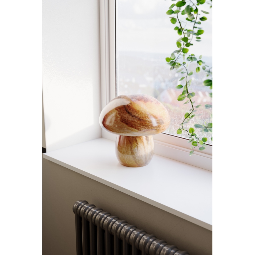ByRydens - Pöytävalaisin MIRA MUSHROOM 1xE27/8W/230V ruskea