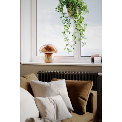 ByRydens - Pöytävalaisin MIRA MUSHROOM 1xE27/8W/230V ruskea