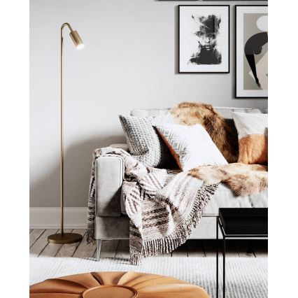 ByRydens - Lattiavalaisin CURVE 1xGU10/7W/230V, kulta