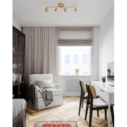 ByRydens - Kohdevalo CORRECT 4xGU10/7W/230V kulta