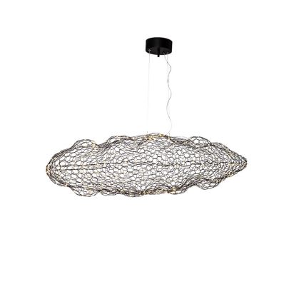 ByRydens - LED-kattokruunu johdossa HAYDEN LED/15W/230V musta