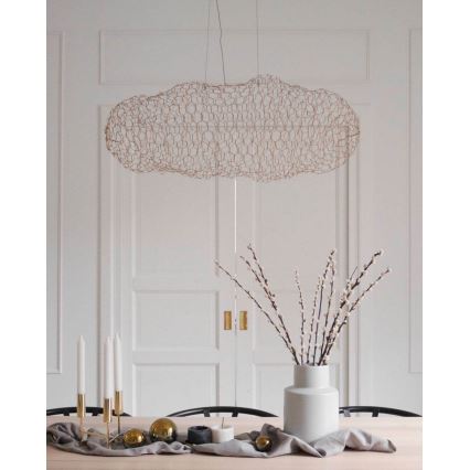 ByRydens - LED-kattokruunu johdossa HAYDEN LED/15W/230V kulta