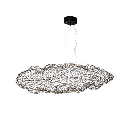 ByRydens - LED-kattokruunu johdossa HAYDEN LED/20W/230V musta