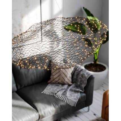 ByRydens - LED-kattokruunu johdossa HAYDEN LED/20W/230V musta