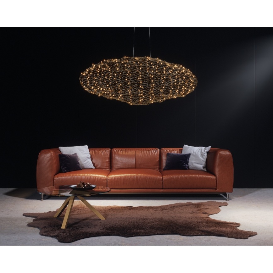 ByRydens - LED-kattokruunu johdossa HAYDEN LED/20W/230V kulta