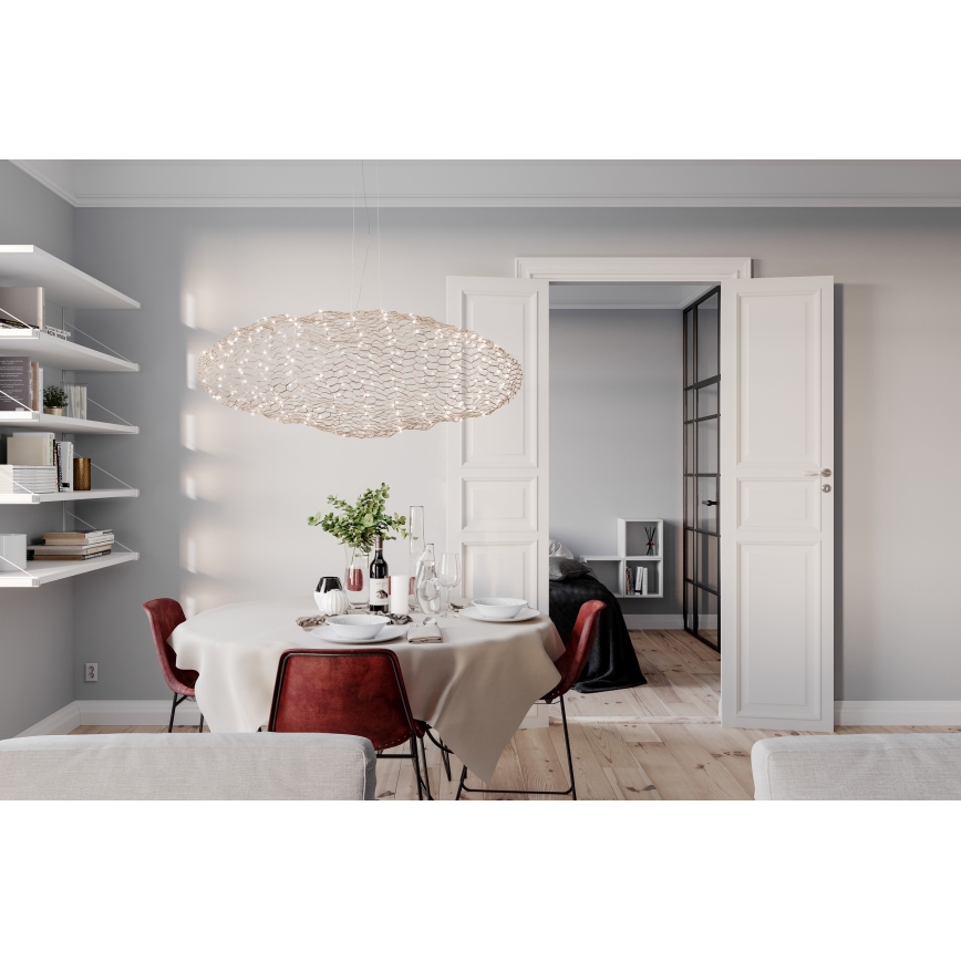 ByRydens - LED-kattokruunu johdossa HAYDEN LED/20W/230V kulta