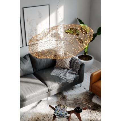 ByRydens - LED-kattokruunu johdossa HAYDEN LED/20W/230V kulta