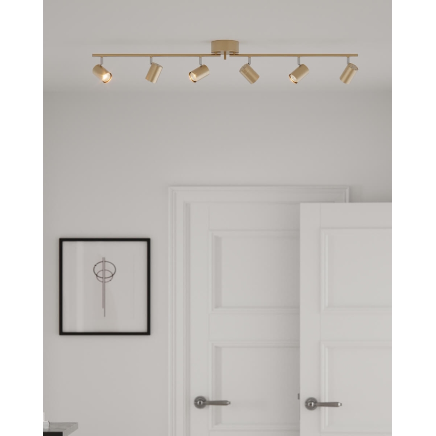 ByRydens - Kohdevalo CORRECT 6xGU10/7W/230V kulta