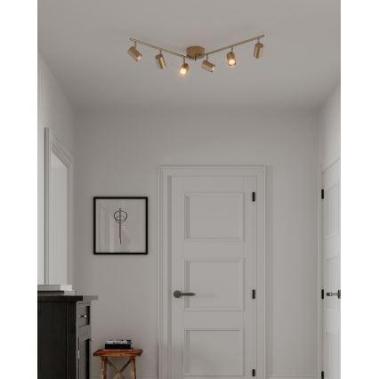 ByRydens - Kohdevalo CORRECT 6xGU10/7W/230V kulta