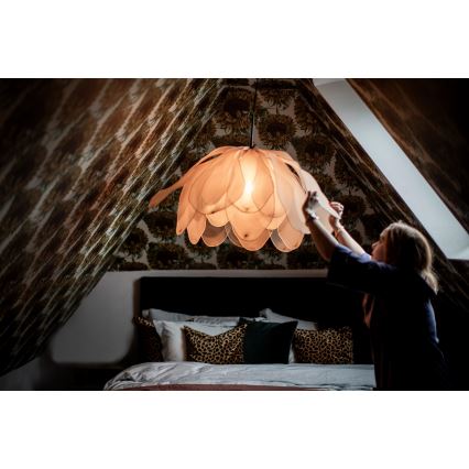 ByRydens - Kattokruunu johdossa LOU LOU 1xE27/5W/230V beige halkaisija 80 cm