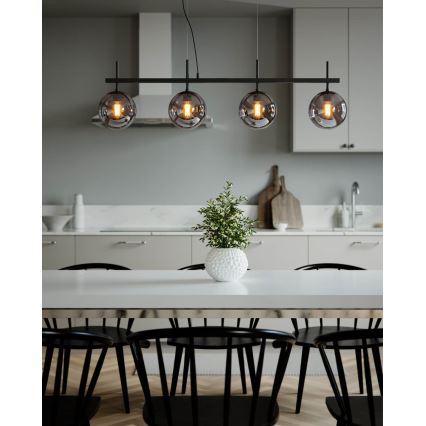 ByRydens - Ripustettava kattovalaisin BOYLE 4xE27/8W/230V