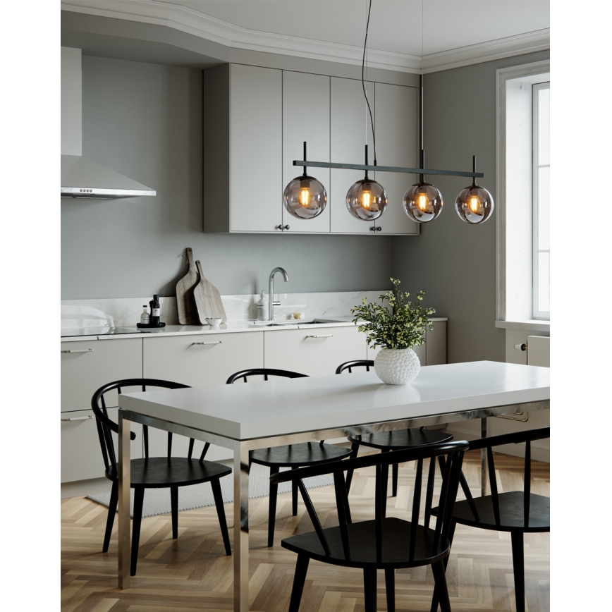 ByRydens - Ripustettava kattovalaisin BOYLE 4xE27/8W/230V