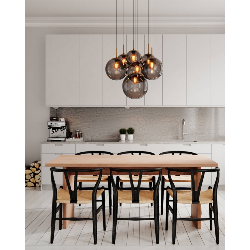 ByRydens - Riippuvalaisin johdolla LAURA 7xE27/8W/230V